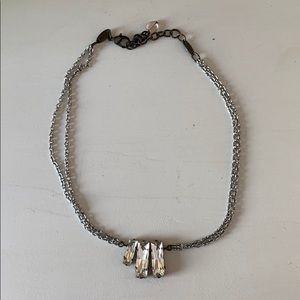 Sabika 3 crystal necklace
